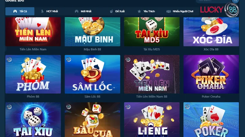 Tựa Bài Game Phong Phú